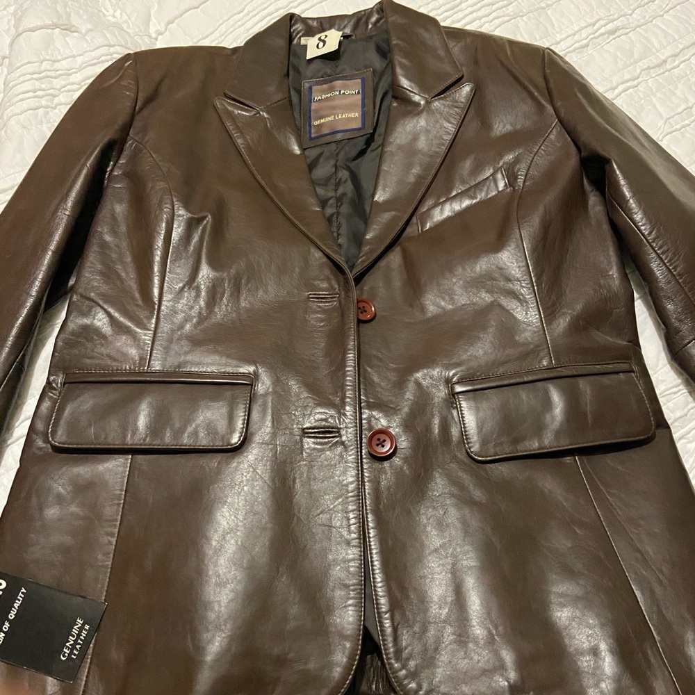 Womens Genuine Leather jacket
